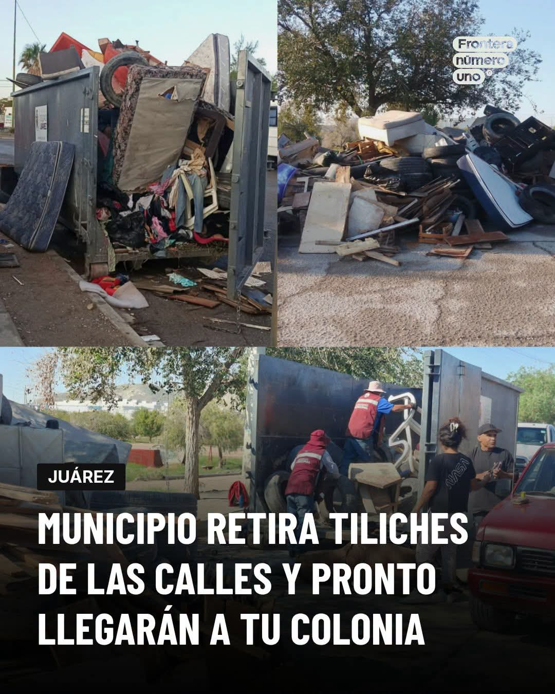 MUNICIPIO RETIRA TILICHES CON EL PUNTO LIMPIO