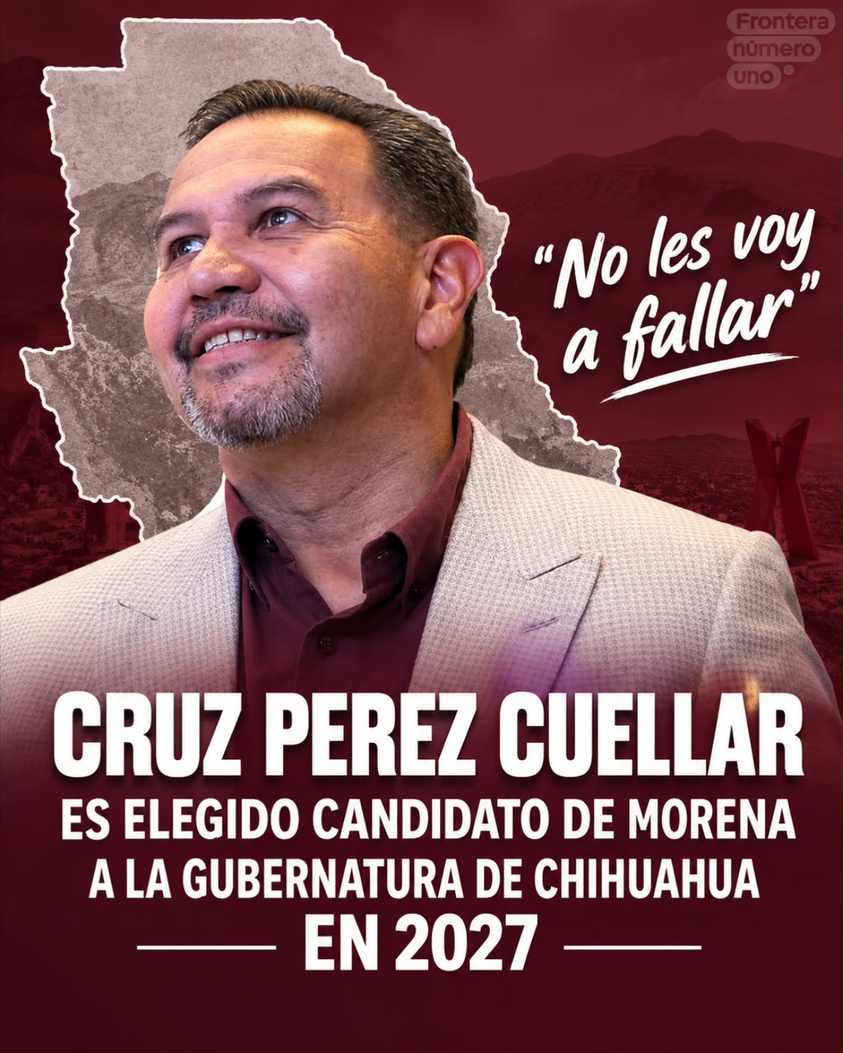 CRUZ PÉREZ ELEGIDO POR MORENA PARA SER EL CANDIDATO A GOBERNADOR